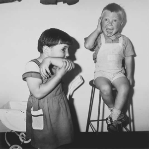 Children from countryside in city home, Central Transvaal, 1987