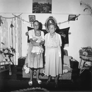 Wife and daughter of ostrich farmer, Eastern Cape, 1990